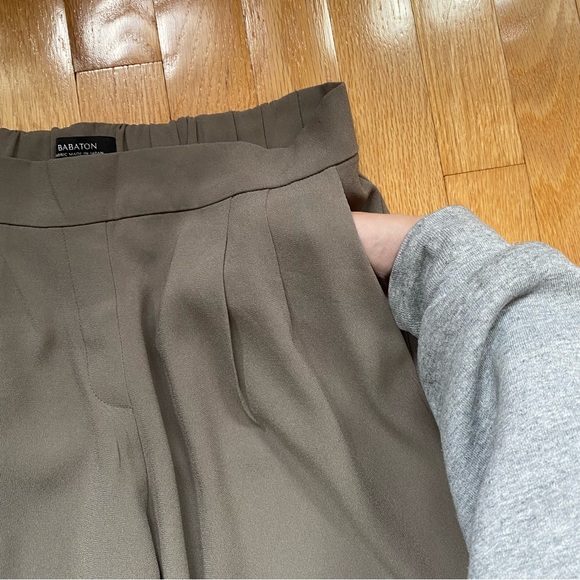 Aritzia Babaton Grey-Taupe High Rise Harvey Joggers Womens 4 - Picture 6 of 11